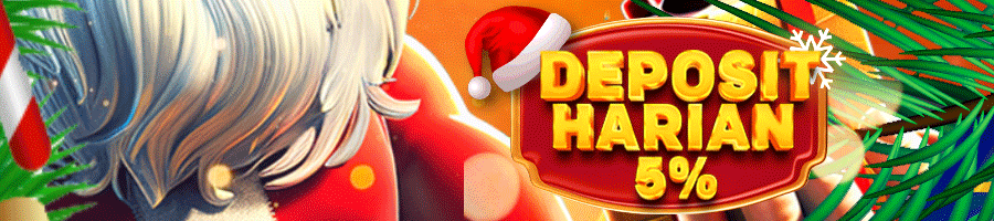 BONUS DEPOSIT HARIAN 5%